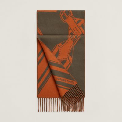 Sangles en Zig Zag muffler | Hermès Hong Kong SAR Sangles en Zig Zag muffler | Hermès Hong Kong SAR